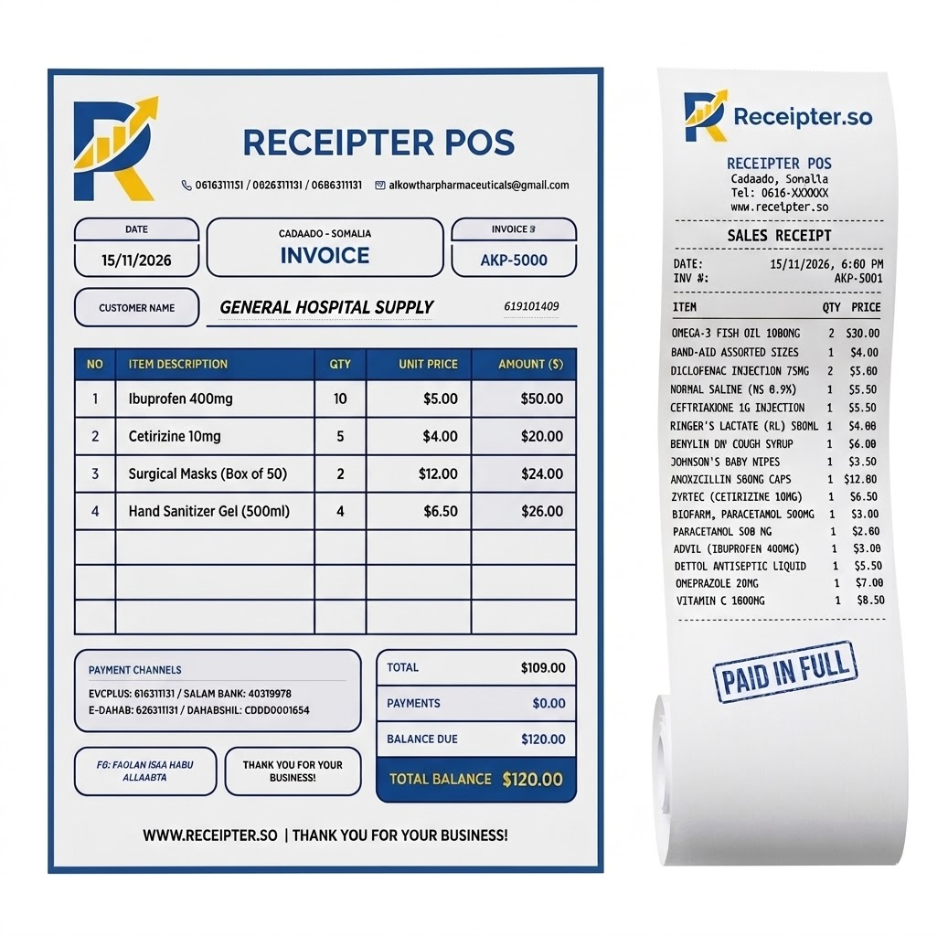 Send Digital Receipts Instantly